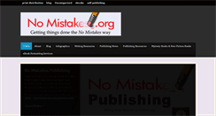 Desktop Screenshot of nomistakespublishing.com